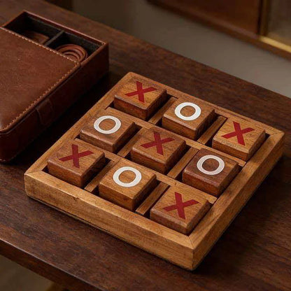 Classic Tic Tac Toe Strategic Board Game Night