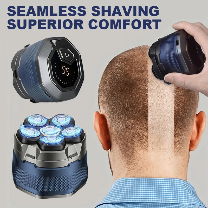 Electric Head Shavers for Bald Men 6D Magnetic Razor