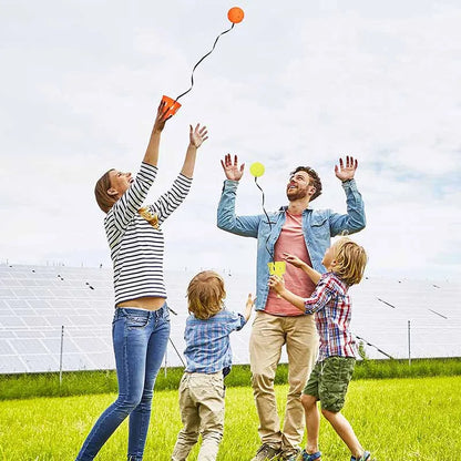 Throwing catching sensory integration game set