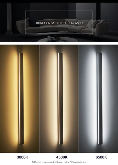 LED Lighting Wall Lamp IP65 Garden AC Long Wall Light