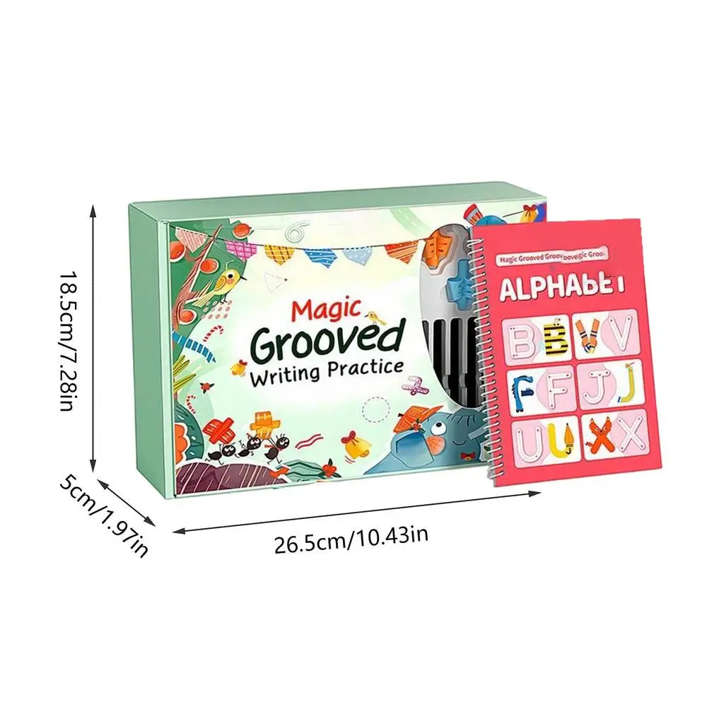 Reusable Grooved Handwriting Practice Book Learn to Write