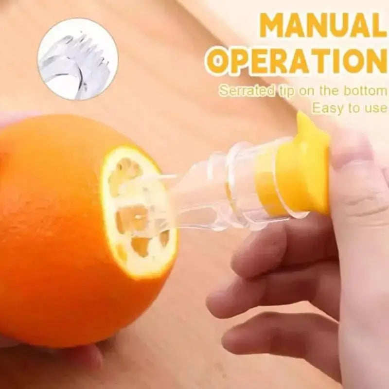 Portable Lemon Squeezer Plastic Reusable Lightweight Juices Reamer