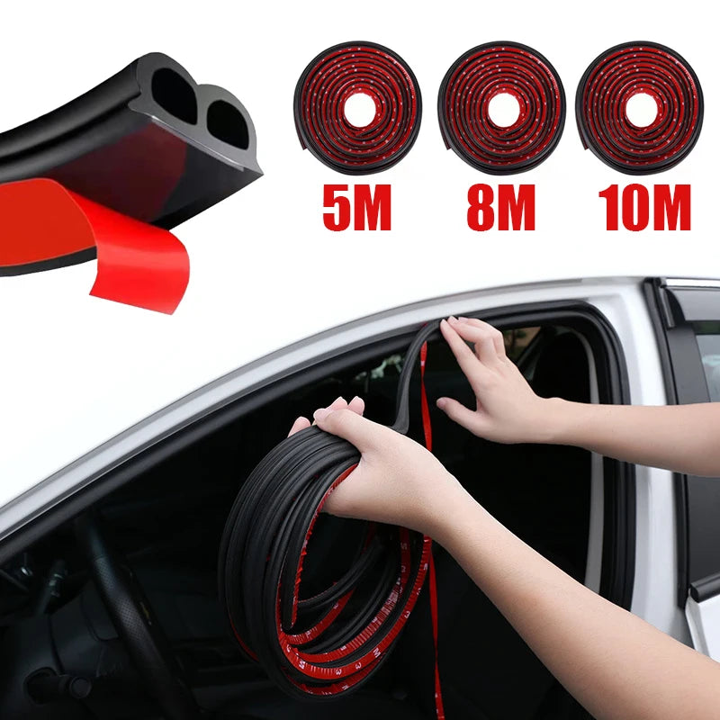Car Door Seal Strips Noise Insulation Rubber Seals Sticker