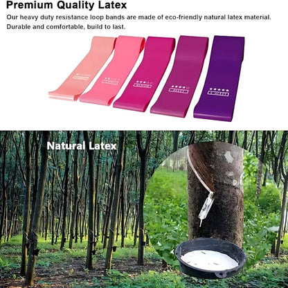 Yoga Resistance Band Squats Durable
