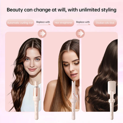 Auto Curling Iron Professional 3 Speed Rotary Hair Curler