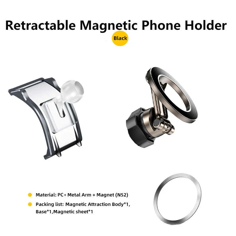 Car Mobile Phone Holder Magnetic Charge Stand