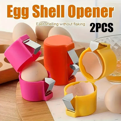 Multifunctional Egg Shell Opener Handheld Egg Cracker