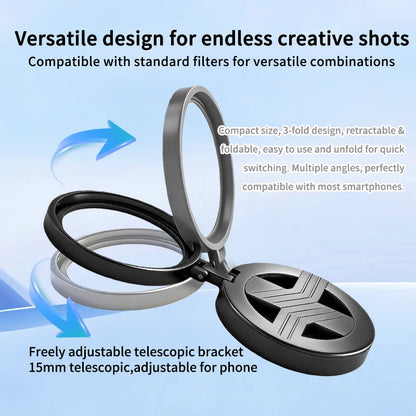 Magnetic ND Filter for Phone Adjustable Camera Lens Clip