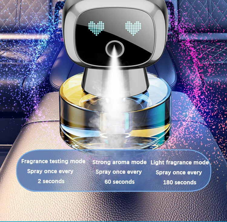 Smart Car Air Freshener AI Rechargeable Car Aroma Diffuser