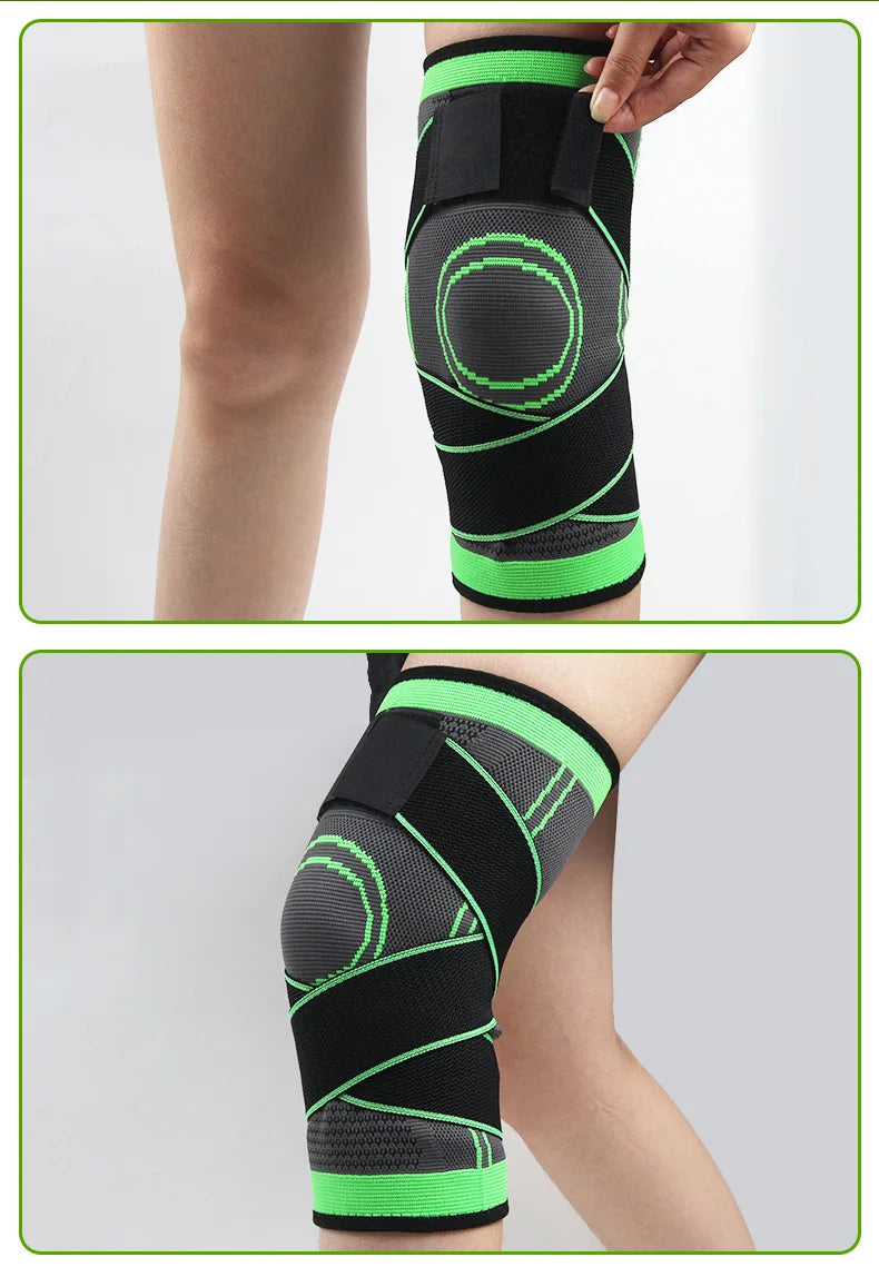 Fitness Knee Sleeve Sports Straps Compression Gym