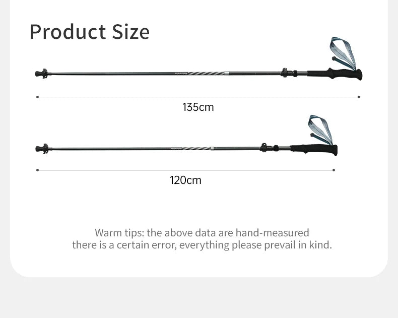 Climbing Sticks Ultralight Outdoor Folding Trekking Poles