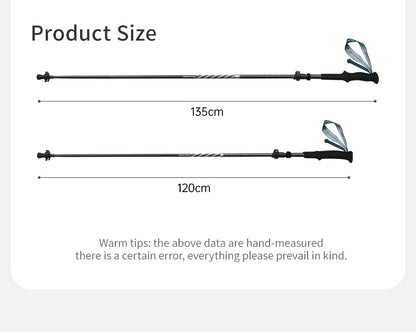 Climbing Sticks Ultralight Outdoor Folding Trekking Poles