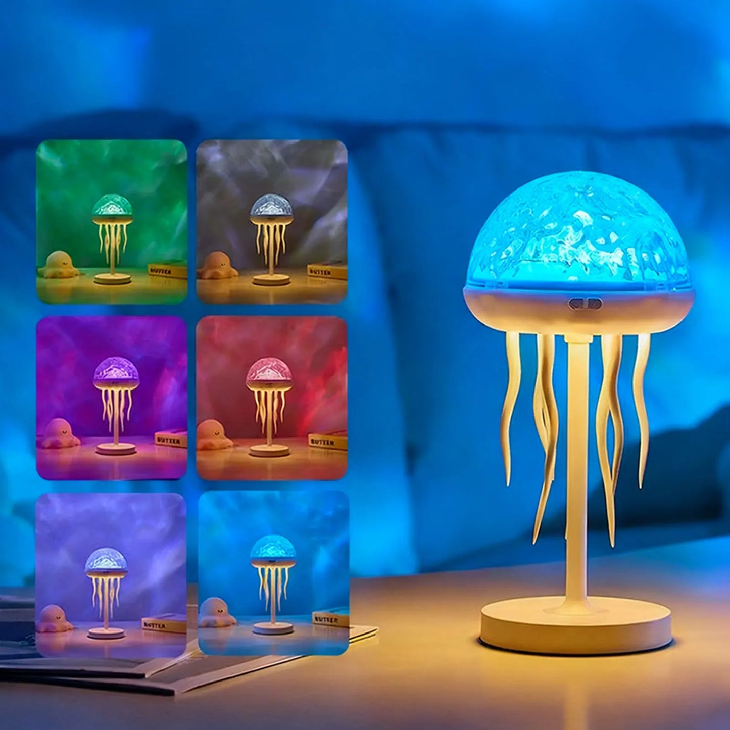 Jellyfishes Ocean Waves Projector Light With Remote