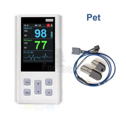 Port-able Pulse Oximeter  for Heart Rate and  Saturation
