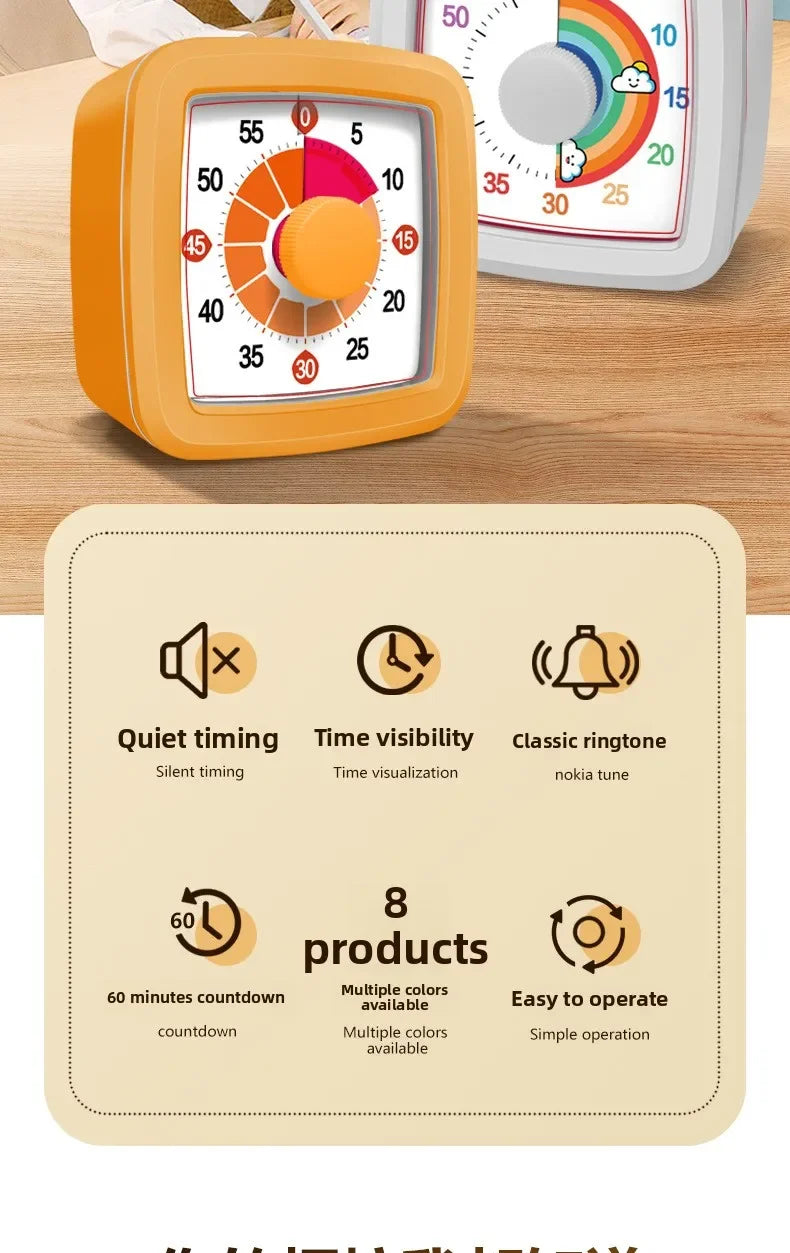 Hot-selling Visual Timer 60 Minutes Countdown Suitable