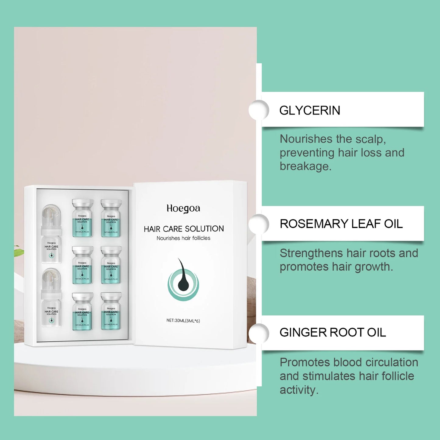Scalp Nourishing Roller Serum - Gentle Scalp Care