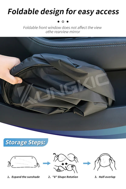 Magnetic Car Sunshade For Fiat Front Windshield Curtain