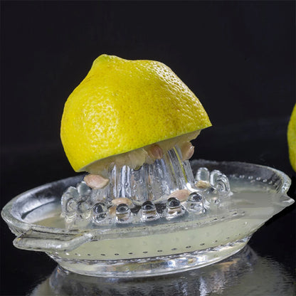Glass Manual Lemon Juicer Orange Squeezer Juice Extractor