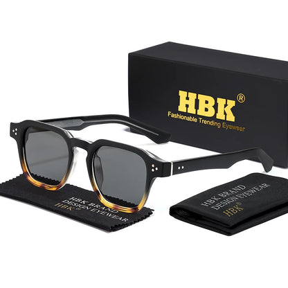 HBK New Fashion Sunglasses men Vintage Square