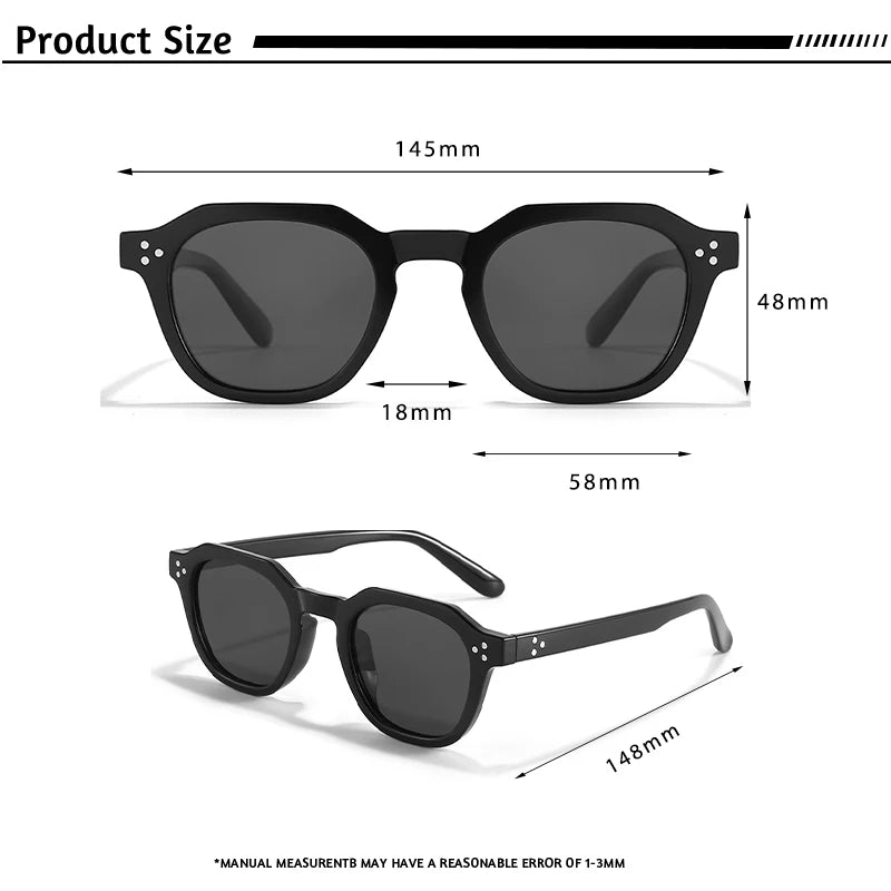 Caterside New Retro Polarized Men Sunglasses Square