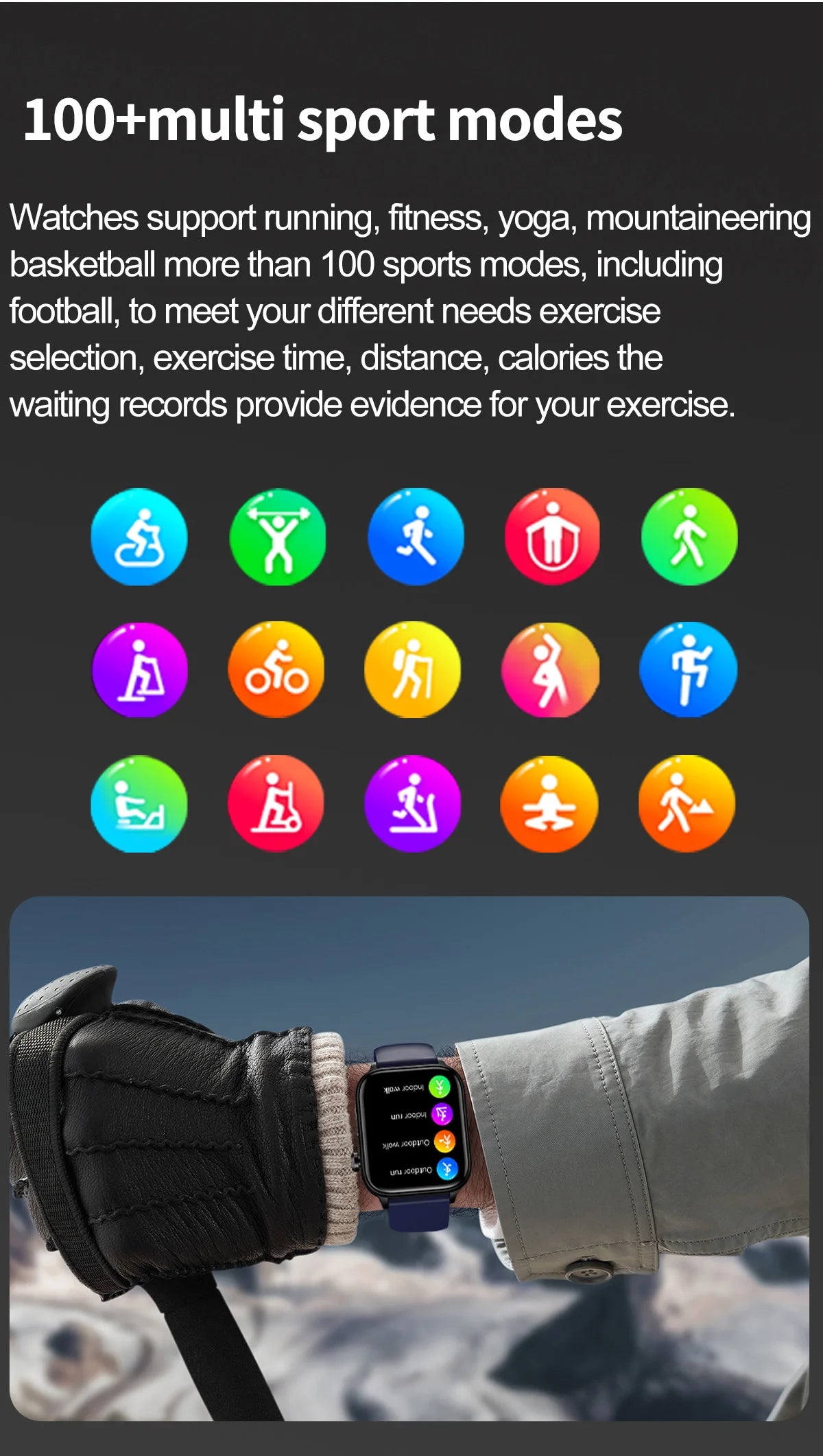 New AI Diagnosis Blood Lipids Body composition Test Smart Watch