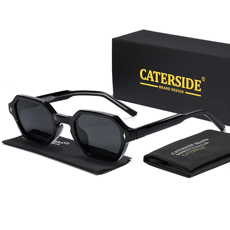 Punk Polygonal Men Sunglasses Personalized Design Square