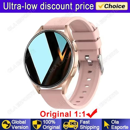 Women Bluetooth Call Smart Watch HeartRate Blood Pressure