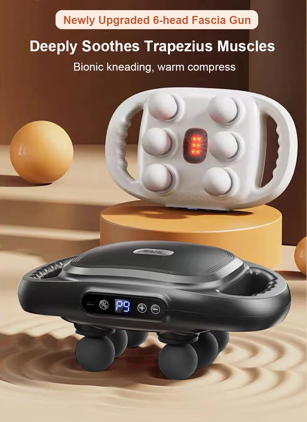 Fascia Gun Muscle Massager Gun High Frequency Back Waist