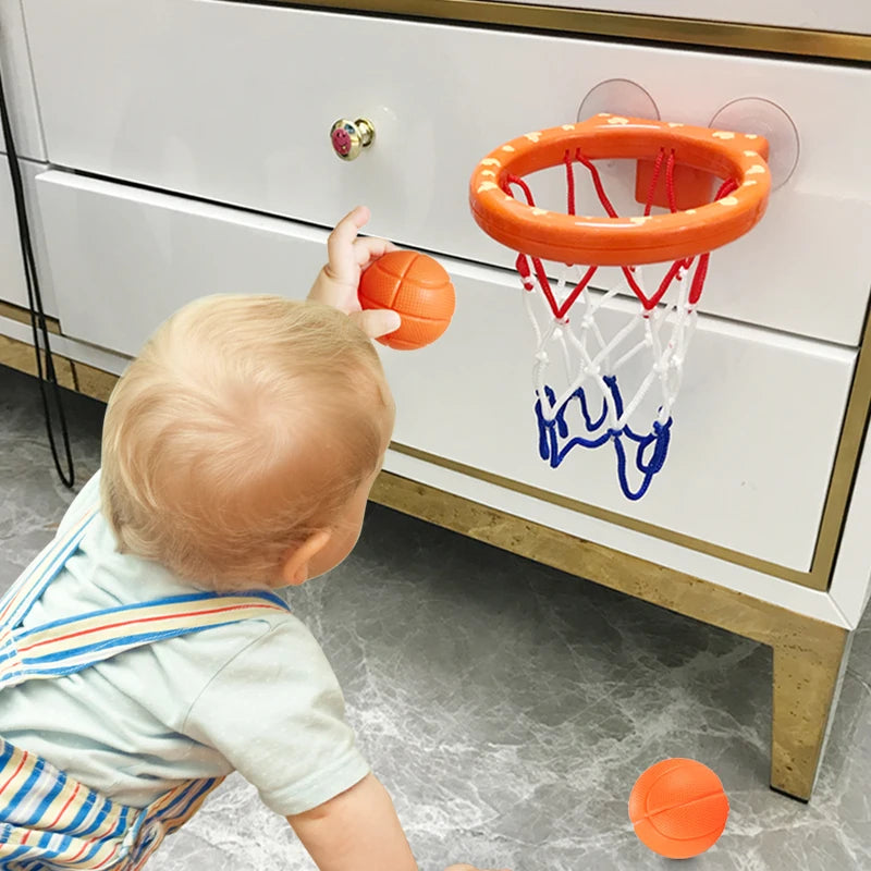 Bathroom Suction Cup Basketball Frame Playing Water