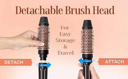6-in-1 Hair Curler with 3 Barrel Hair Crimper