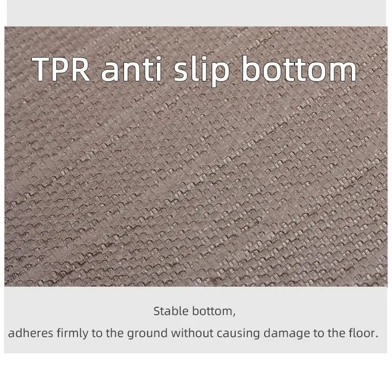 Large sized striped rubber bottom corridor carpet carp