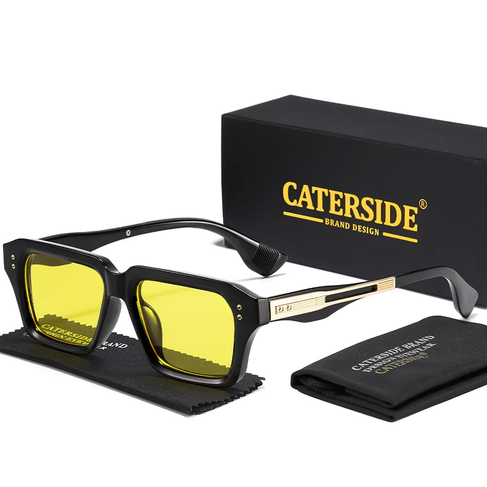 New Men's Square Sunglasses Premium PC Frame Eyewear