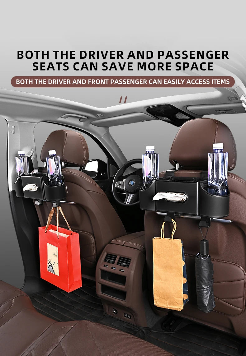 Car Seat Back Storage Box Multi-Functional Vehicle Mounted