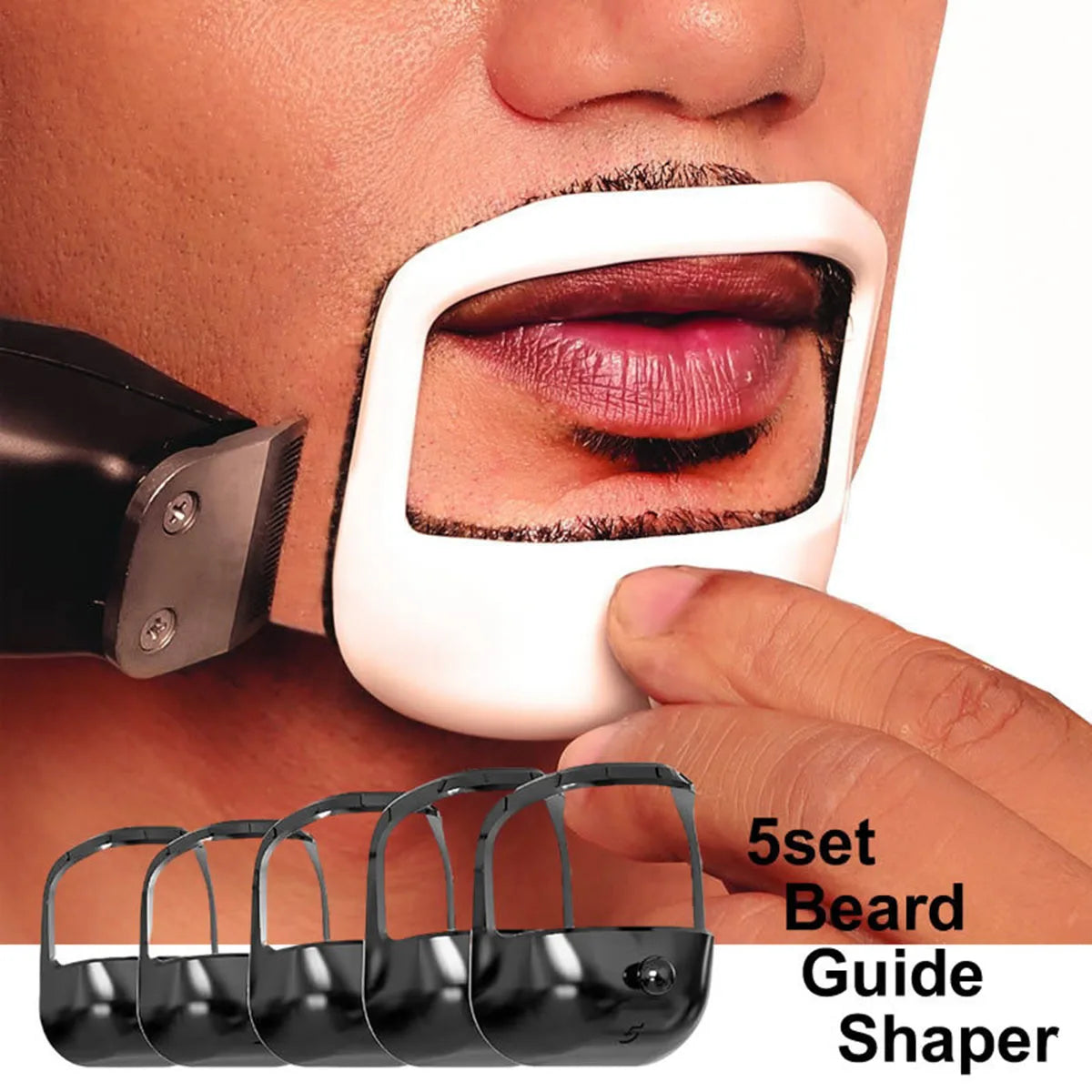 Sheep Beard Styling Template Set Beard Styling Template