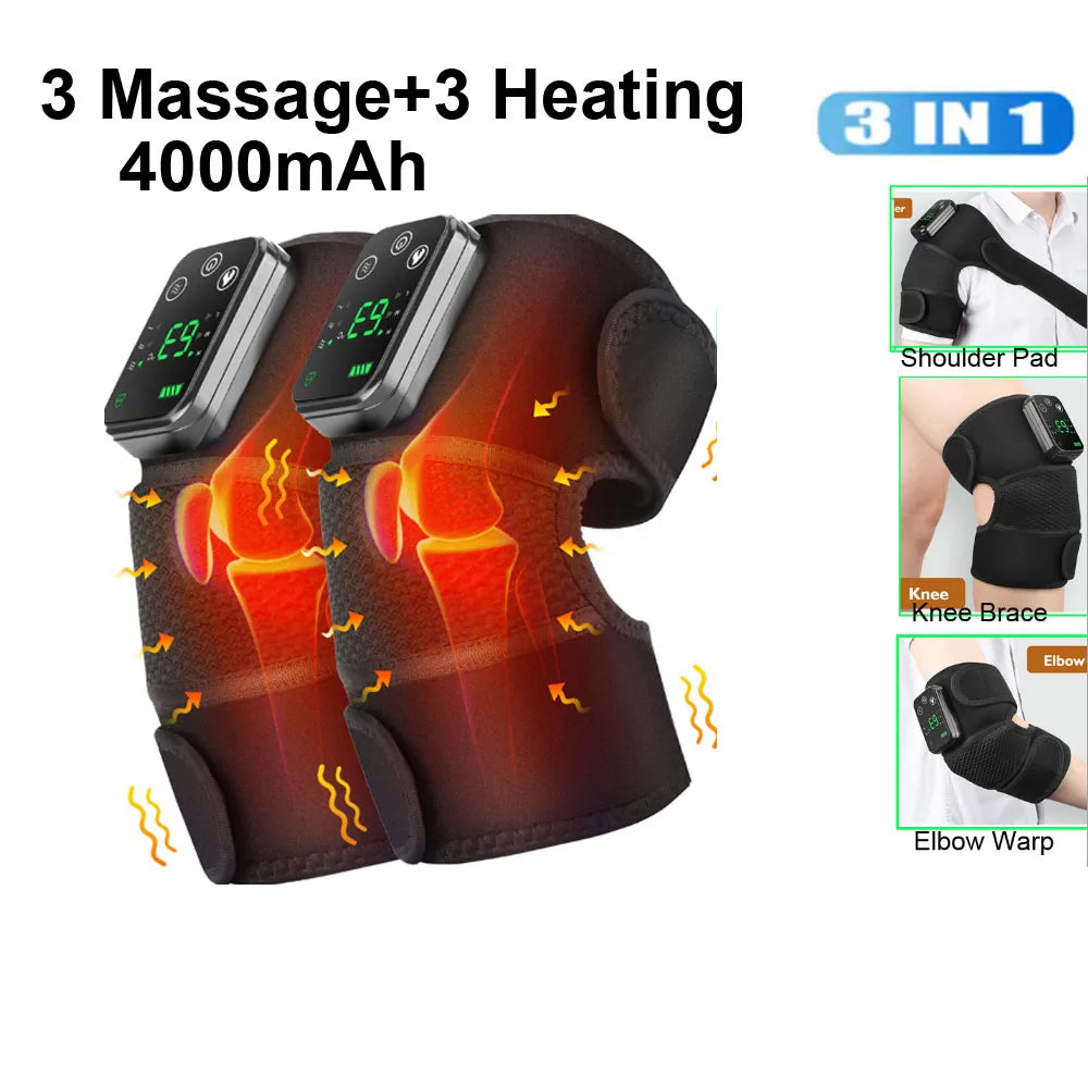 Electric Heating Knee Massager Joint Knee Leg Pad