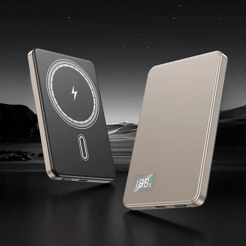 Wireless Magnetic 500000mAh Power Bank Fast Charging