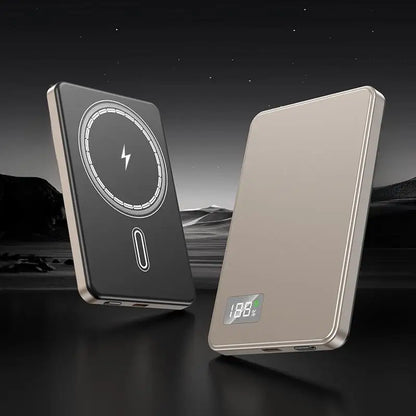 Wireless Magnetic 500000mAh Power Bank Fast Charging