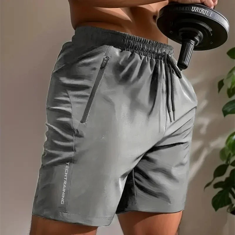 Summer Shorts Men Gym Sport Running Squat Fitness Workout