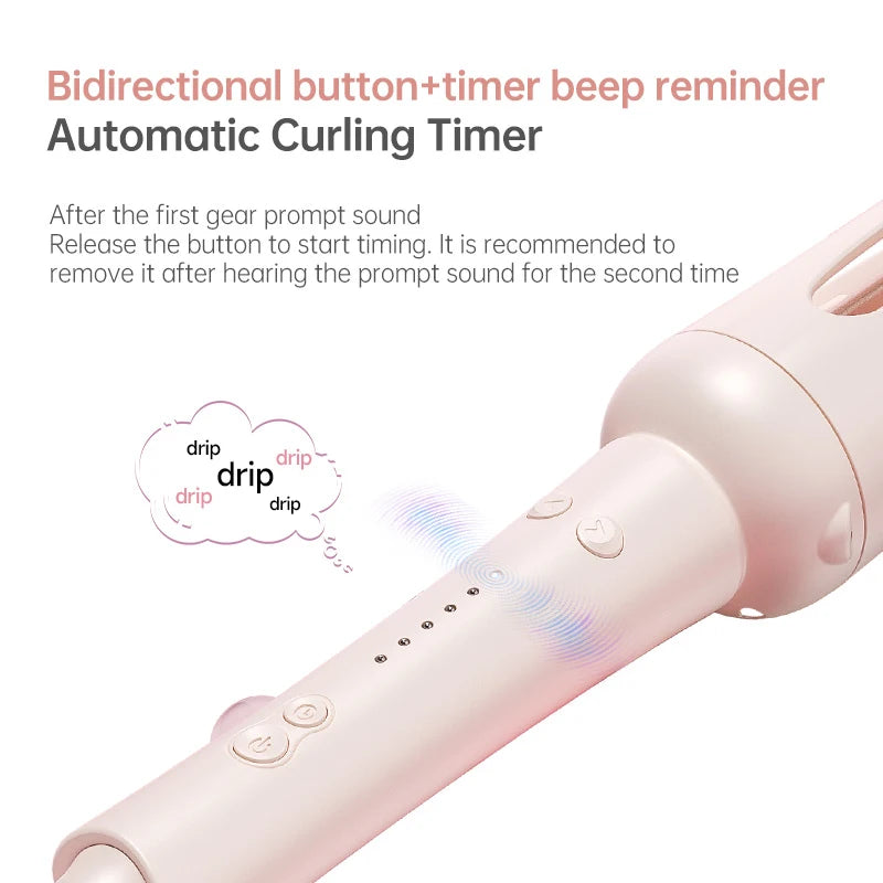 Auto Curling Iron Professional 3 Speed Rotary Hair Curler