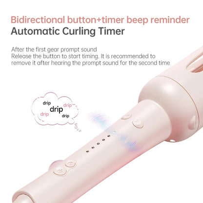 Auto Curling Iron Professional 3 Speed Rotary Hair Curler