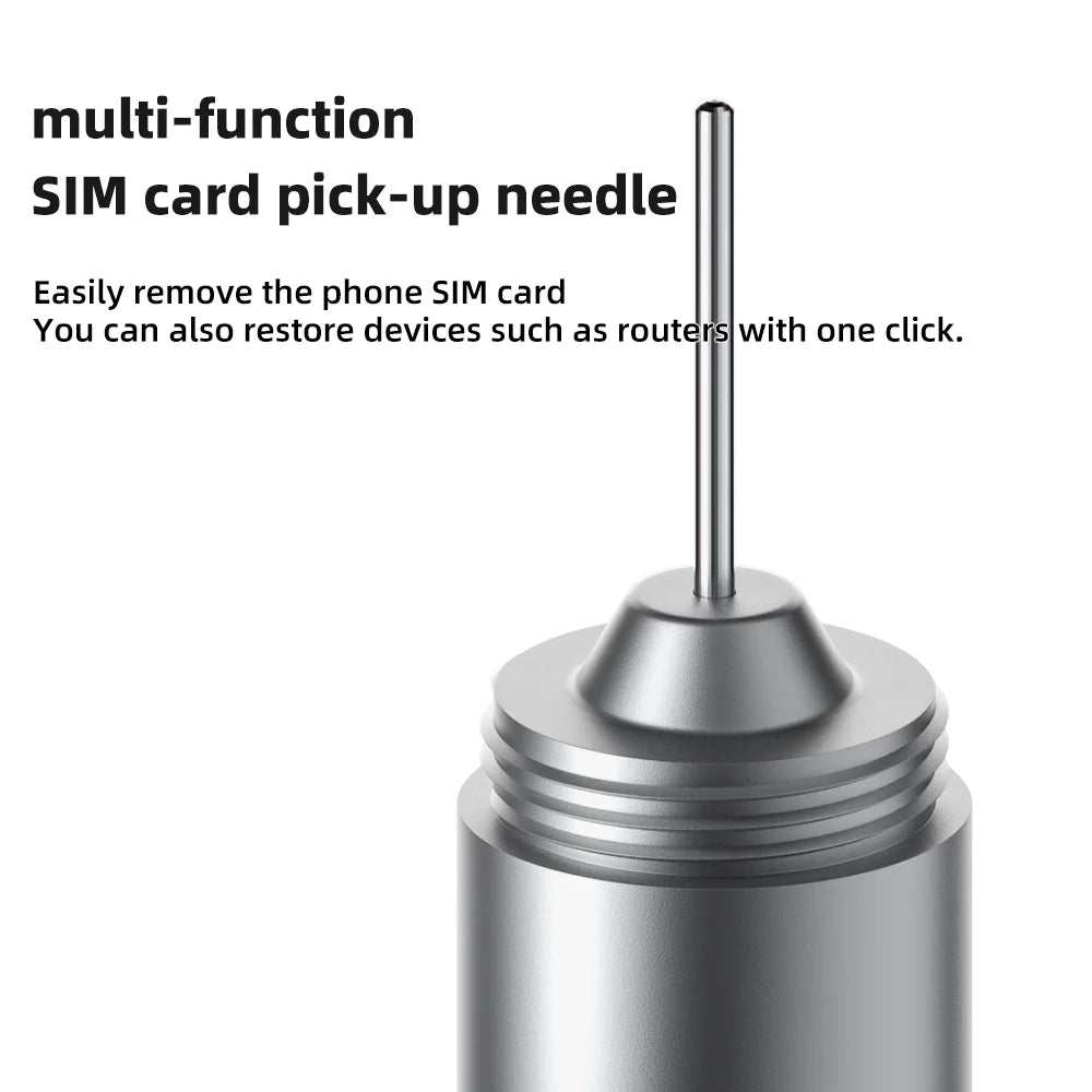 2 in 1 SIM Card Tray Removal Tool Portable Mini Keychain