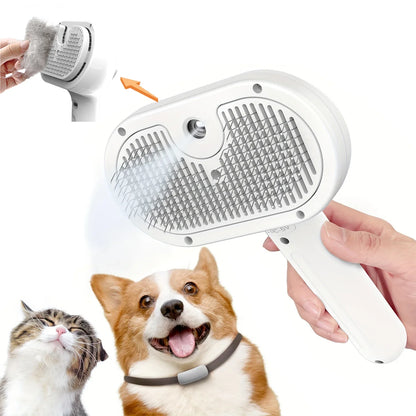 Pet Spray Grooming Comb Steamy Floating Hair Removal