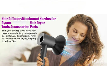 Hair Dryer  Curl Hair Outlet Accessories Diffusion Drying Styling