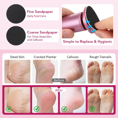 Electric Foot Callus Remover Foot Care File Heels