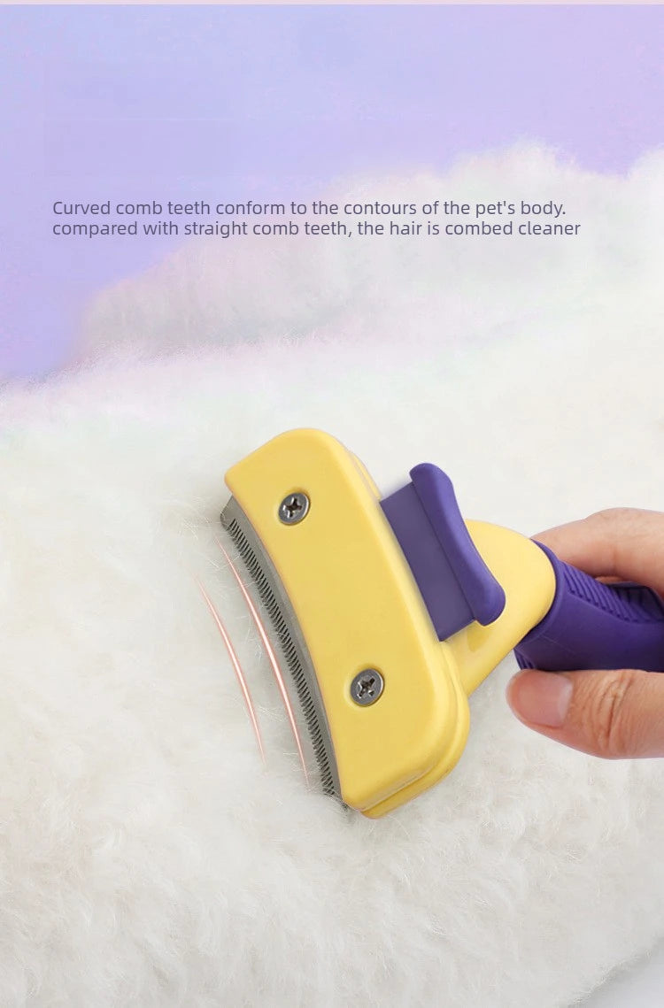 Pet brush, pet grooming tool deshedding comb