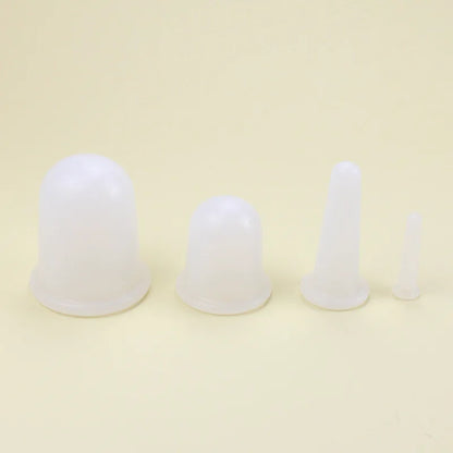 Silicone Vacuum Cupping Massage Jars Anti Cellulite