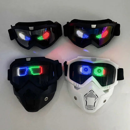 1set Luminous Glowing Glasses and Gloves Remote Control