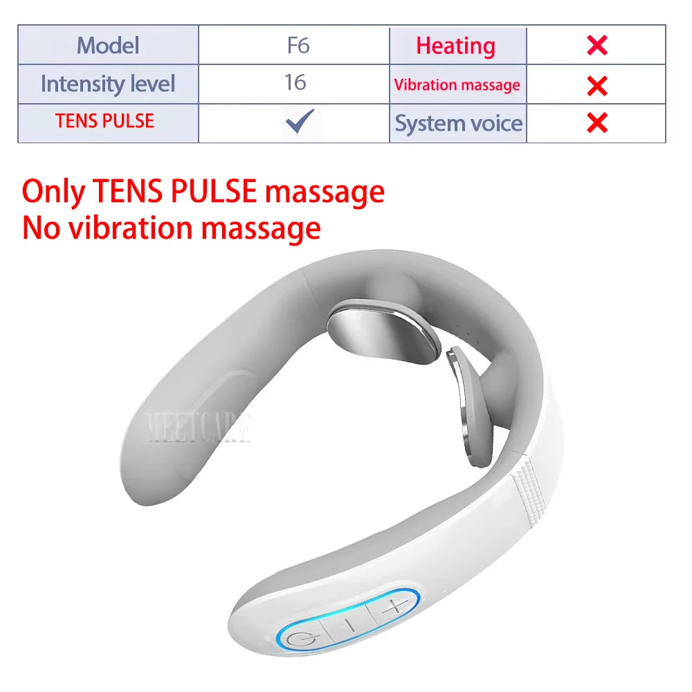 Tens Pulse Neck Massager Electric Smart Cervical Massagers