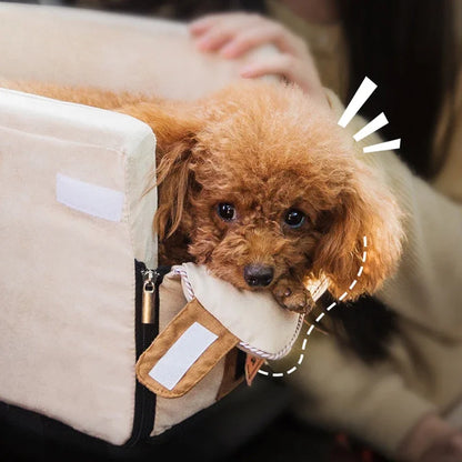 Puppy Dog Car Seat Travel Central Control Portable Pet Carrier