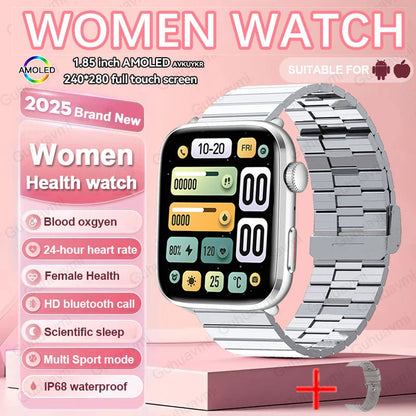 New Women Men AI Smart Diagnosis Watch HRV+PPG Blood Pressure